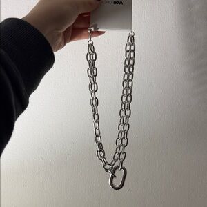 Fashion Nova Silver Chain Belt
